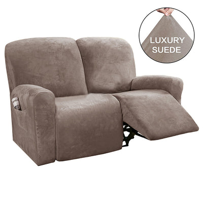 Elastic Full-Inclusive Rocking Chair Cover American Sofa Cover Protective Cover Thick Fabric Three Seat Recliner Cover